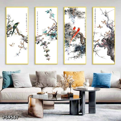 Tranh Tứ Quý Bốn Mùa | Tranh Ngọc Việt - Đắk Lắk | Tranh Ngọc Việt - Xưởng Tranh Đẹp Buôn Ma Thuột (BMT) DakLak