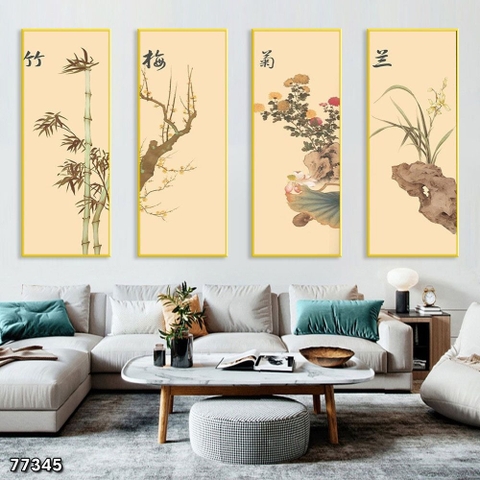 Tranh Tứ Quý Bốn Mùa | Tranh Ngọc Việt - Đắk Lắk | Tranh Ngọc Việt - Xưởng Tranh Đẹp Buôn Ma Thuột (BMT) DakLak