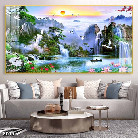 Tranh Sơn Thủy Ngang | Tranh Ngọc Việt - Đắk Lắk | Tranh Ngọc Việt - Xưởng Tranh Đẹp Buôn Ma Thuột (BMT) DakLak