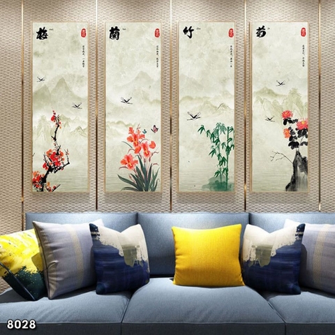 Tranh Tứ Quý Bốn Mùa | Tranh Ngọc Việt - Đắk Lắk | Tranh Ngọc Việt - Xưởng Tranh Đẹp Buôn Ma Thuột (BMT) DakLak