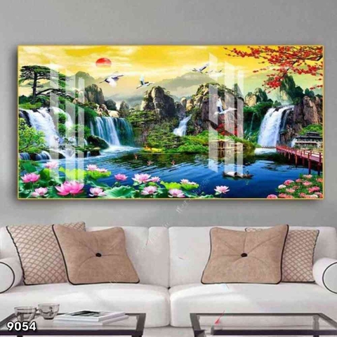 Tranh Sơn Thủy Ngang | Tranh Ngọc Việt - Đắk Lắk | Tranh Ngọc Việt - Xưởng Tranh Đẹp Buôn Ma Thuột (BMT) DakLak