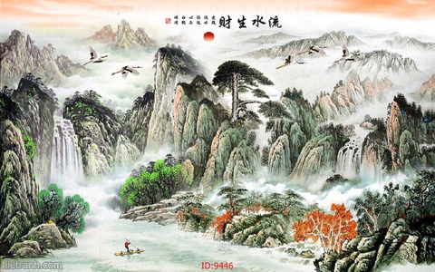 Tranh Thủy Mặc Trung Hoa | Tranh Ngọc Việt - Đắk Lắk | Tranh Ngọc Việt - Xưởng Tranh Đẹp Buôn Ma Thuột (BMT) DakLak