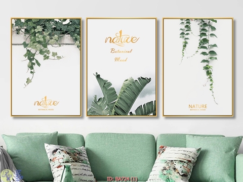 Tranh Lá Cây Nhiệt Đới | Tranh Ngọc Việt - Đắk Lắk | Tranh Ngọc Việt - Xưởng Tranh Đẹp Buôn Ma Thuột (BMT) DakLak