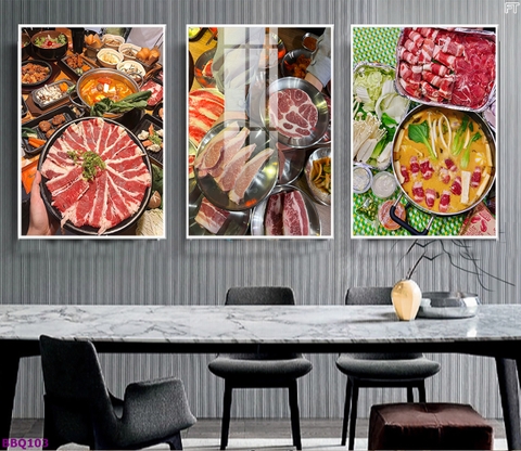 Tranh Lẩu Nướng BBQ | Tranh Ngọc Việt - Đắk Lắk | Tranh Ngọc Việt - Xưởng Tranh Đẹp Buôn Ma Thuột (BMT) DakLak