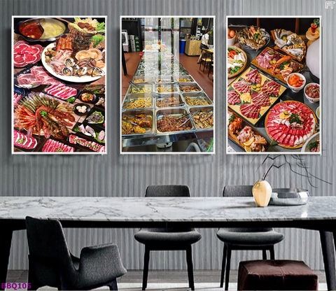 Tranh Lẩu Nướng BBQ | Tranh Ngọc Việt - Đắk Lắk | Tranh Ngọc Việt - Xưởng Tranh Đẹp Buôn Ma Thuột (BMT) DakLak