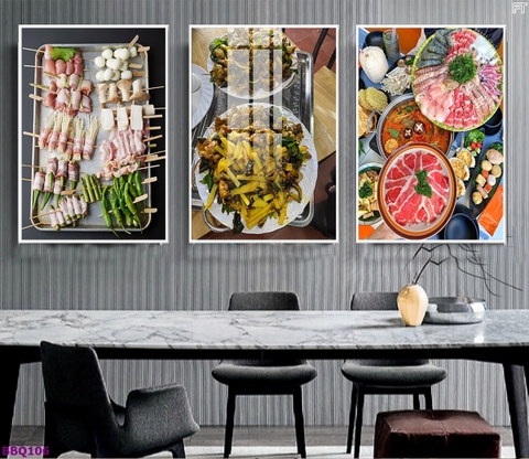 Tranh Lẩu Nướng BBQ | Tranh Ngọc Việt - Đắk Lắk | Tranh Ngọc Việt - Xưởng Tranh Đẹp Buôn Ma Thuột (BMT) DakLak