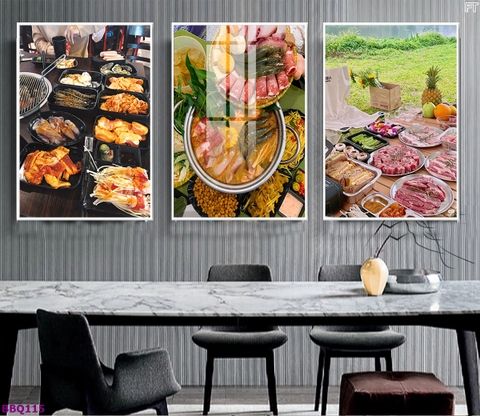 Tranh Lẩu Nướng BBQ | Tranh Ngọc Việt - Đắk Lắk | Tranh Ngọc Việt - Xưởng Tranh Đẹp Buôn Ma Thuột (BMT) DakLak