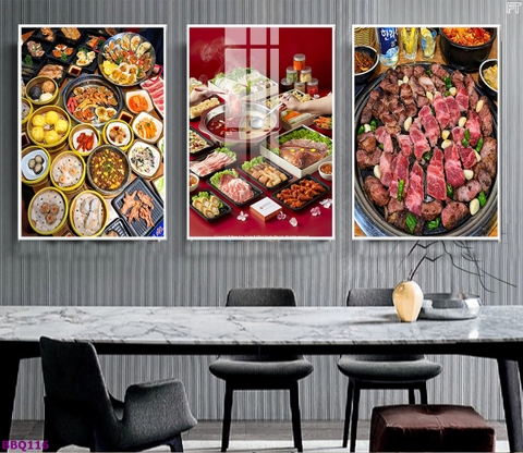 Tranh Lẩu Nướng BBQ | Tranh Ngọc Việt - Đắk Lắk | Tranh Ngọc Việt - Xưởng Tranh Đẹp Buôn Ma Thuột (BMT) DakLak