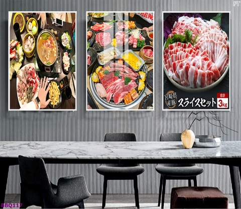 Tranh Lẩu Nướng BBQ | Tranh Ngọc Việt - Đắk Lắk | Tranh Ngọc Việt - Xưởng Tranh Đẹp Buôn Ma Thuột (BMT) DakLak