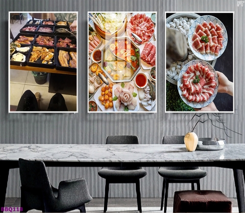 Tranh Lẩu Nướng BBQ | Tranh Ngọc Việt - Đắk Lắk | Tranh Ngọc Việt - Xưởng Tranh Đẹp Buôn Ma Thuột (BMT) DakLak
