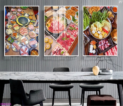 Tranh Lẩu Nướng BBQ | Tranh Ngọc Việt - Đắk Lắk | Tranh Ngọc Việt - Xưởng Tranh Đẹp Buôn Ma Thuột (BMT) DakLak