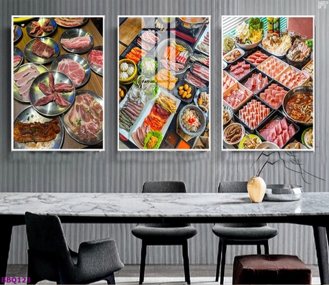 Tranh Lẩu Nướng BBQ | Tranh Ngọc Việt - Đắk Lắk | Tranh Ngọc Việt - Xưởng Tranh Đẹp Buôn Ma Thuột (BMT) DakLak