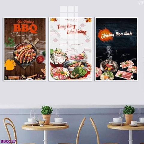 Tranh Lẩu Nướng BBQ | Tranh Ngọc Việt - Đắk Lắk | Tranh Ngọc Việt - Xưởng Tranh Đẹp Buôn Ma Thuột (BMT) DakLak
