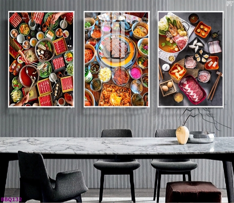 Tranh Lẩu Nướng BBQ | Tranh Ngọc Việt - Đắk Lắk | Tranh Ngọc Việt - Xưởng Tranh Đẹp Buôn Ma Thuột (BMT) DakLak