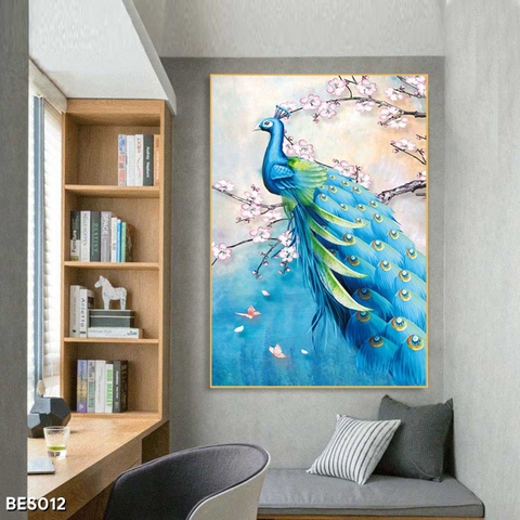 Tranh Chim Công Đẹp | Tranh Ngọc Việt - Đắk Lắk | Tranh Ngọc Việt - Xưởng Tranh Đẹp Buôn Ma Thuột (BMT) DakLak