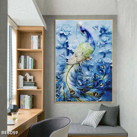 Tranh Chim Công Đẹp | Tranh Ngọc Việt - Đắk Lắk | Tranh Ngọc Việt - Xưởng Tranh Đẹp Buôn Ma Thuột (BMT) DakLak