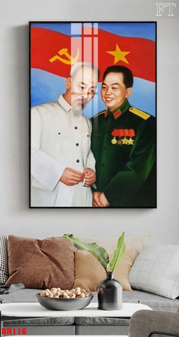 Tranh Bác Hồ - Bác Giáp - Bác Trọng | Tranh Ngọc Việt - Đắk Lắk | Tranh Ngọc Việt - Xưởng Tranh Đẹp Buôn Ma Thuột (BMT) DakLak