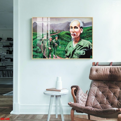 Tranh Bác Hồ - Bác Giáp - Bác Trọng | Tranh Ngọc Việt - Đắk Lắk | Tranh Ngọc Việt - Xưởng Tranh Đẹp Buôn Ma Thuột (BMT) DakLak