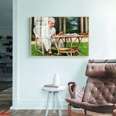 Tranh Bác Hồ - Bác Giáp - Bác Trọng | Tranh Ngọc Việt - Đắk Lắk | Tranh Ngọc Việt - Xưởng Tranh Đẹp Buôn Ma Thuột (BMT) DakLak