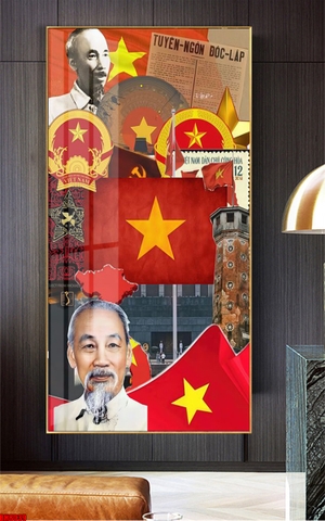 Tranh Bác Hồ - Bác Giáp - Bác Trọng | Tranh Ngọc Việt - Đắk Lắk | Tranh Ngọc Việt - Xưởng Tranh Đẹp Buôn Ma Thuột (BMT) DakLak