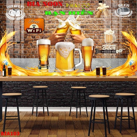 Tranh Quán Nhậu - Bia | Tranh Ngọc Việt - Đắk Lắk | Tranh Ngọc Việt - Xưởng Tranh Đẹp Buôn Ma Thuột (BMT) DakLak