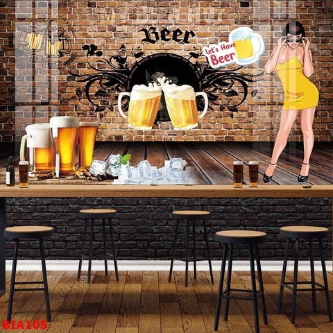 Tranh Quán Nhậu - Bia | Tranh Ngọc Việt - Đắk Lắk | Tranh Ngọc Việt - Xưởng Tranh Đẹp Buôn Ma Thuột (BMT) DakLak