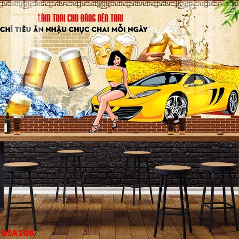 Tranh Quán Nhậu - Bia | Tranh Ngọc Việt - Đắk Lắk | Tranh Ngọc Việt - Xưởng Tranh Đẹp Buôn Ma Thuột (BMT) DakLak