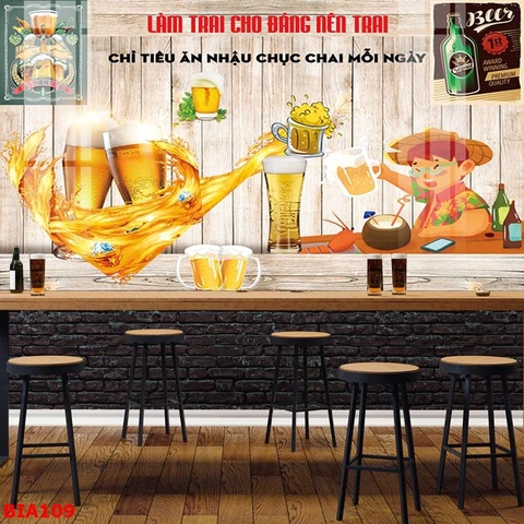 Tranh Quán Nhậu - Bia | Tranh Ngọc Việt - Đắk Lắk | Tranh Ngọc Việt - Xưởng Tranh Đẹp Buôn Ma Thuột (BMT) DakLak