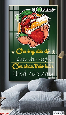 Tranh Quán Nhậu - Bia | Tranh Ngọc Việt - Đắk Lắk | Tranh Ngọc Việt - Xưởng Tranh Đẹp Buôn Ma Thuột (BMT) DakLak