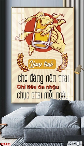 Tranh Quán Nhậu - Bia | Tranh Ngọc Việt - Đắk Lắk | Tranh Ngọc Việt - Xưởng Tranh Đẹp Buôn Ma Thuột (BMT) DakLak