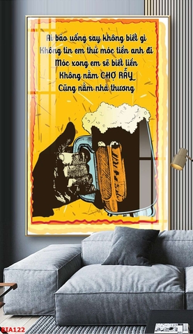 Tranh Quán Nhậu - Bia | Tranh Ngọc Việt - Đắk Lắk | Tranh Ngọc Việt - Xưởng Tranh Đẹp Buôn Ma Thuột (BMT) DakLak