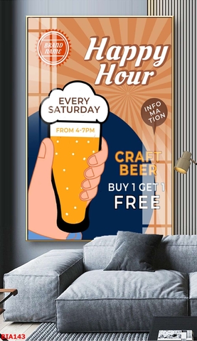 Tranh Quán Nhậu - Bia | Tranh Ngọc Việt - Đắk Lắk | Tranh Ngọc Việt - Xưởng Tranh Đẹp Buôn Ma Thuột (BMT) DakLak