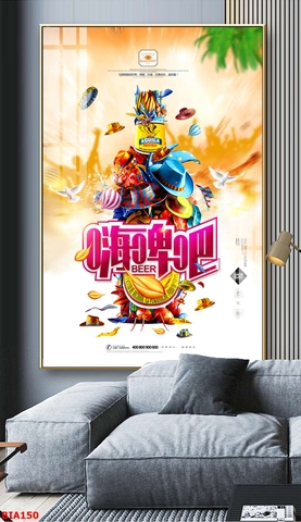 Tranh Quán Nhậu - Bia | Tranh Ngọc Việt - Đắk Lắk | Tranh Ngọc Việt - Xưởng Tranh Đẹp Buôn Ma Thuột (BMT) DakLak