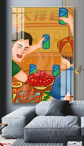 Tranh Quán Nhậu - Bia | Tranh Ngọc Việt - Đắk Lắk | Tranh Ngọc Việt - Xưởng Tranh Đẹp Buôn Ma Thuột (BMT) DakLak