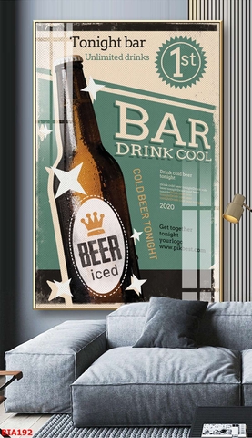 Tranh Quán Nhậu - Bia | Tranh Ngọc Việt - Đắk Lắk | Tranh Ngọc Việt - Xưởng Tranh Đẹp Buôn Ma Thuột (BMT) DakLak