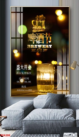 Tranh Quán Nhậu - Bia | Tranh Ngọc Việt - Đắk Lắk | Tranh Ngọc Việt - Xưởng Tranh Đẹp Buôn Ma Thuột (BMT) DakLak