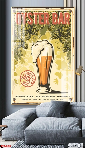 Tranh Quán Nhậu - Bia | Tranh Ngọc Việt - Đắk Lắk | Tranh Ngọc Việt - Xưởng Tranh Đẹp Buôn Ma Thuột (BMT) DakLak