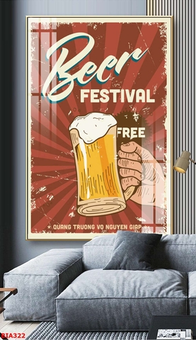 Tranh Quán Nhậu - Bia | Tranh Ngọc Việt - Đắk Lắk | Tranh Ngọc Việt - Xưởng Tranh Đẹp Buôn Ma Thuột (BMT) DakLak