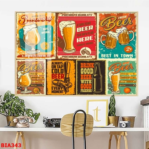 Tranh Quán Nhậu - Bia | Tranh Ngọc Việt - Đắk Lắk | Tranh Ngọc Việt - Xưởng Tranh Đẹp Buôn Ma Thuột (BMT) DakLak