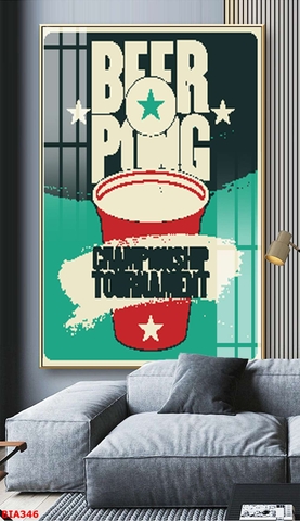 Tranh Quán Nhậu - Bia | Tranh Ngọc Việt - Đắk Lắk | Tranh Ngọc Việt - Xưởng Tranh Đẹp Buôn Ma Thuột (BMT) DakLak