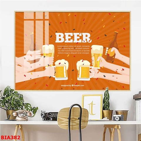 Tranh Quán Nhậu - Bia | Tranh Ngọc Việt - Đắk Lắk | Tranh Ngọc Việt - Xưởng Tranh Đẹp Buôn Ma Thuột (BMT) DakLak