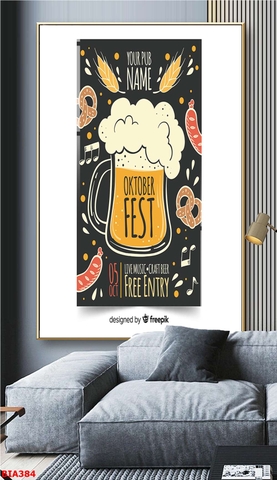 Tranh Quán Nhậu - Bia | Tranh Ngọc Việt - Đắk Lắk | Tranh Ngọc Việt - Xưởng Tranh Đẹp Buôn Ma Thuột (BMT) DakLak