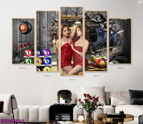 Tranh Quán Bida - Billiards | Tranh Ngọc Việt - Đắk Lắk | Tranh Ngọc Việt - Xưởng Tranh Đẹp Buôn Ma Thuột (BMT) DakLak