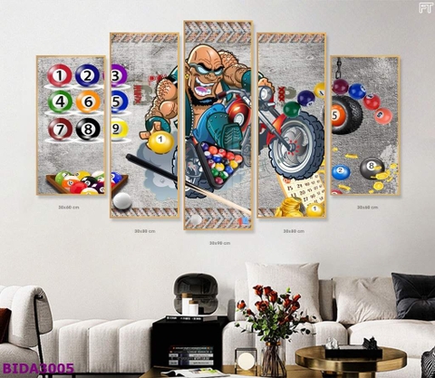 Tranh Quán Bida - Billiards | Tranh Ngọc Việt - Đắk Lắk | Tranh Ngọc Việt - Xưởng Tranh Đẹp Buôn Ma Thuột (BMT) DakLak