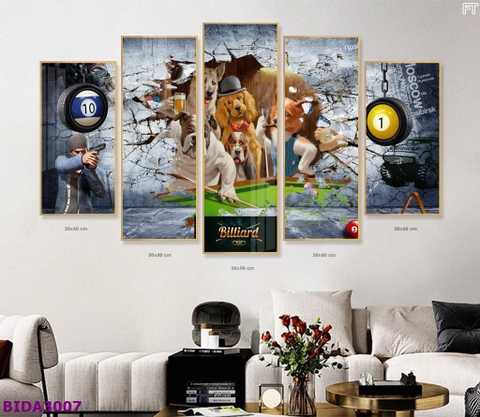 Tranh Quán Bida - Billiards | Tranh Ngọc Việt - Đắk Lắk | Tranh Ngọc Việt - Xưởng Tranh Đẹp Buôn Ma Thuột (BMT) DakLak