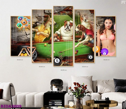 Tranh Quán Bida - Billiards | Tranh Ngọc Việt - Đắk Lắk | Tranh Ngọc Việt - Xưởng Tranh Đẹp Buôn Ma Thuột (BMT) DakLak