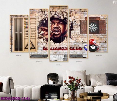 Tranh Quán Bida - Billiards | Tranh Ngọc Việt - Đắk Lắk | Tranh Ngọc Việt - Xưởng Tranh Đẹp Buôn Ma Thuột (BMT) DakLak