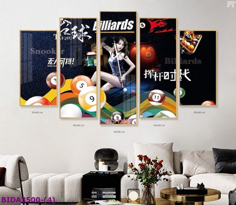 Tranh Quán Bida - Billiards | Tranh Ngọc Việt - Đắk Lắk | Tranh Ngọc Việt - Xưởng Tranh Đẹp Buôn Ma Thuột (BMT) DakLak