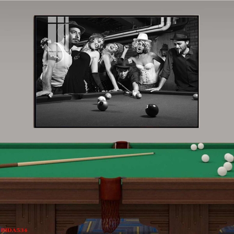 Tranh Quán Bida - Billiards | Tranh Ngọc Việt - Đắk Lắk | Tranh Ngọc Việt - Xưởng Tranh Đẹp Buôn Ma Thuột (BMT) DakLak