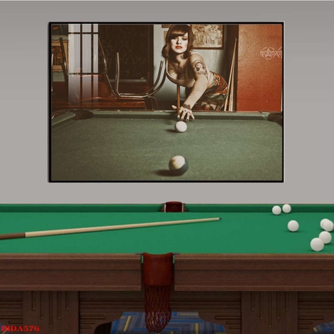 Tranh Quán Bida - Billiards | Tranh Ngọc Việt - Đắk Lắk | Tranh Ngọc Việt - Xưởng Tranh Đẹp Buôn Ma Thuột (BMT) DakLak
